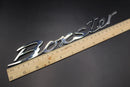 275mm Chrome Silver Boxster Badge For Porsche