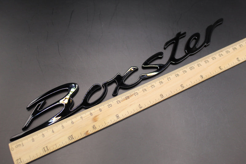 275mm Gloss Black Boxster Badge For Porsche