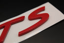 Red GTS Badge For Porsche