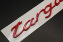 Red targa Badge For Porsche