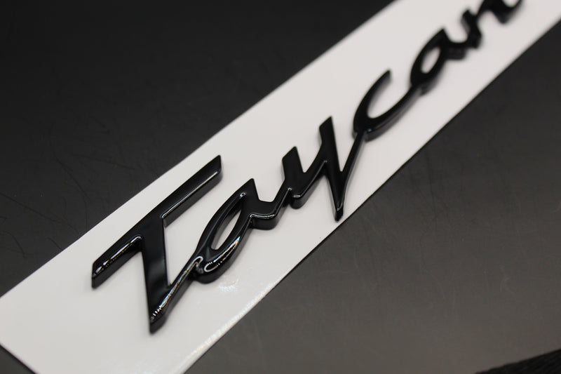 Gloss Black Taycan Badge For Porsche