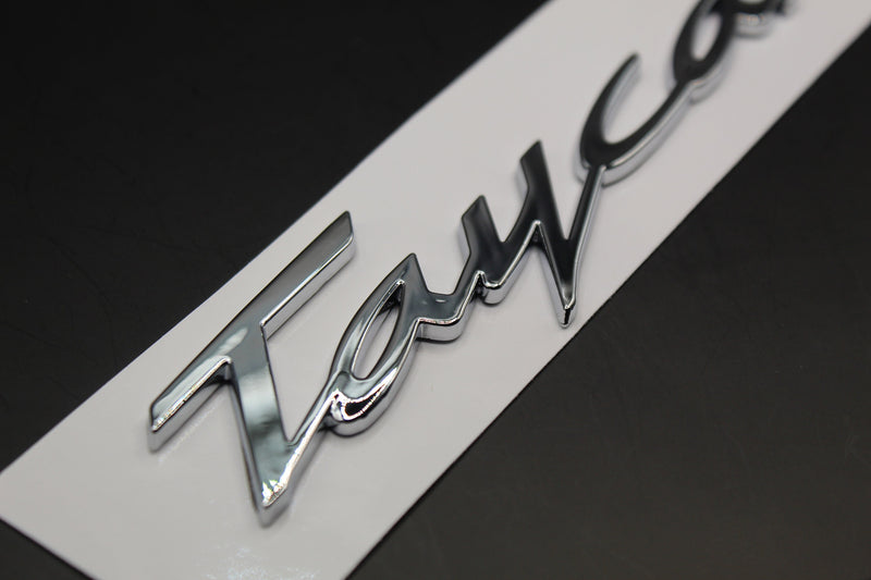 Chrome Silver Taycan Badge For Porsche