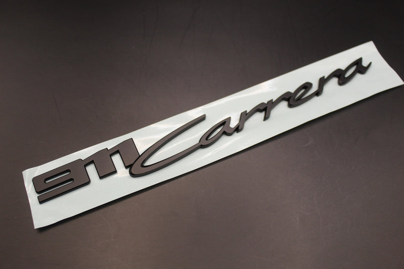 New Style Matte Black 911Carrera 911 Carrera Number Badge For Porsche