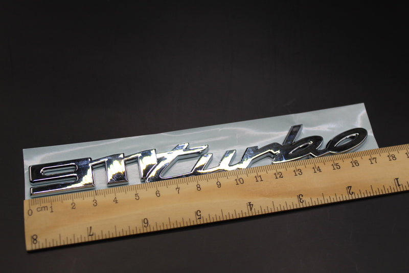 New Style Chrome Silver 911turbo 911 turbo Number Badge For Porsche