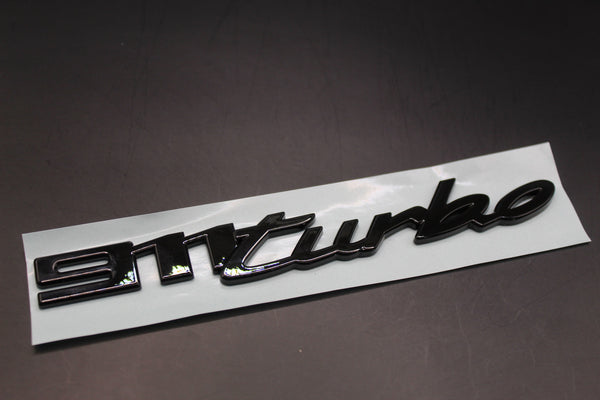 New Style Gloss Black 911turbo 911 turbo Number Badge For Porsche