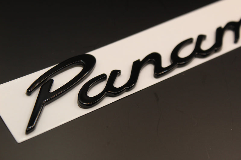 Gloss Black Panamera Badge For Porsche