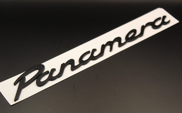 Matte Black Panamera Badge For Porsche