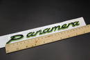 Gloss Black Lime Green Hybrid/Electric Panamera Badge For Porsche