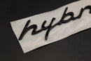 Gloss Black hybrid Badge For Porsche