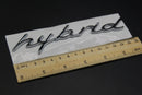 Chrome Silver hybrid Badge For Porsche