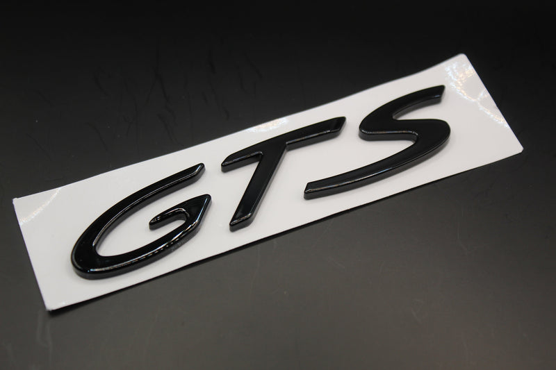 Gloss Black GTS Badge For Porsche