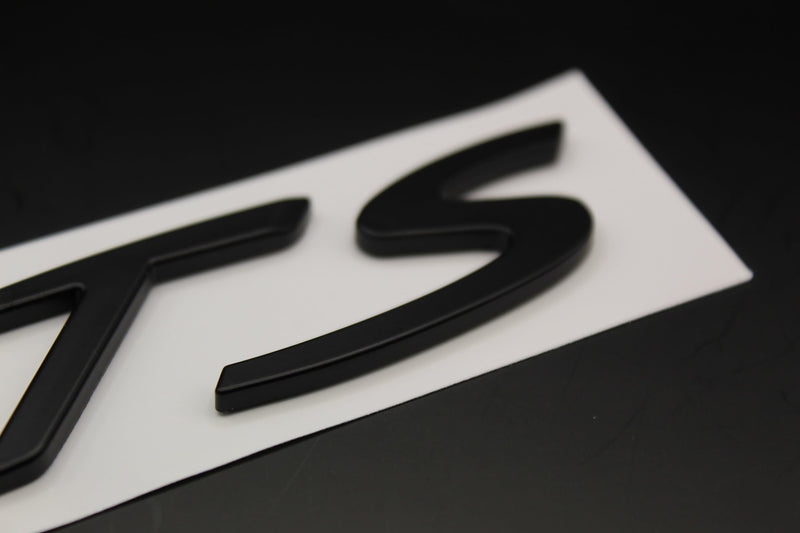 Matte Black GTS Badge For Porsche