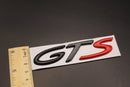 Black/Red GTS Badge For Porsche