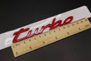 New Style Red turbo Badge For Porsche