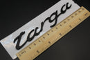 Matte Black targa Badge For Porsche