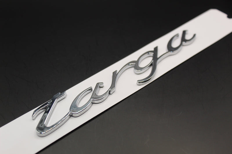 Chrome Silver targa Badge For Porsche